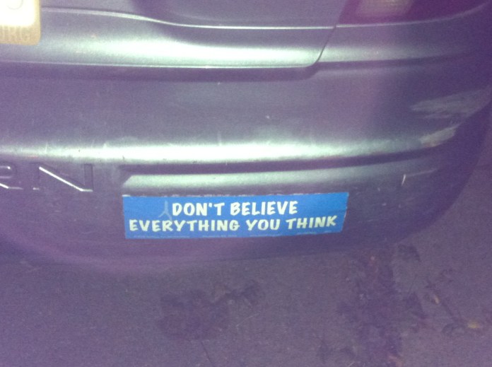 Don’t Believe Everything You Think