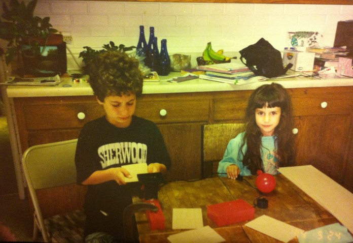 Me as a child with my older brother.